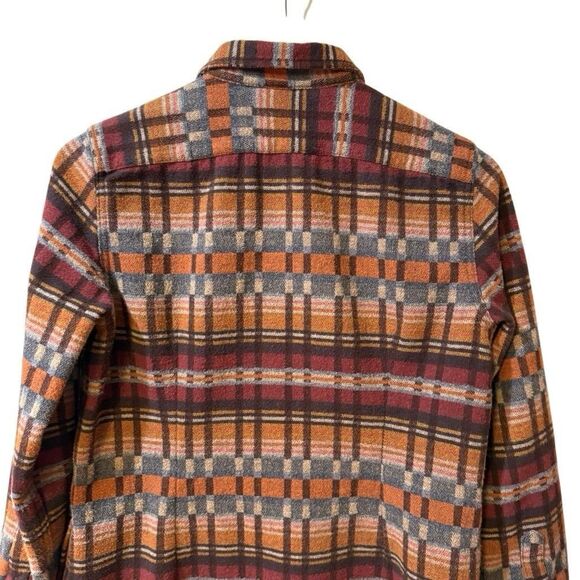 LL Bean Women's Signature Chamois Tunic Plaid Button Up Shirt Size Small - Picture 4 of 12